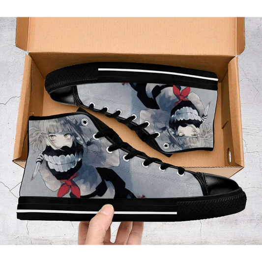 My Hero Academia Himiko Toga Custom High Top Sneakers Shoes