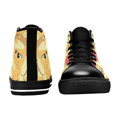 My Little Pony Friendship Is Magic Applejack Custom High Top Sneakers Shoes