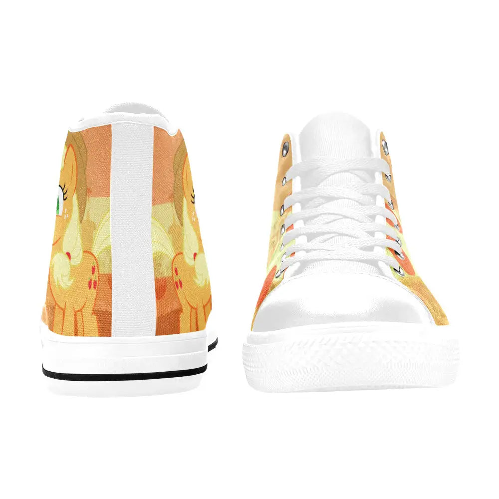 My Little Pony Friendship Is Magic Applejack Custom High Top Sneakers Shoes