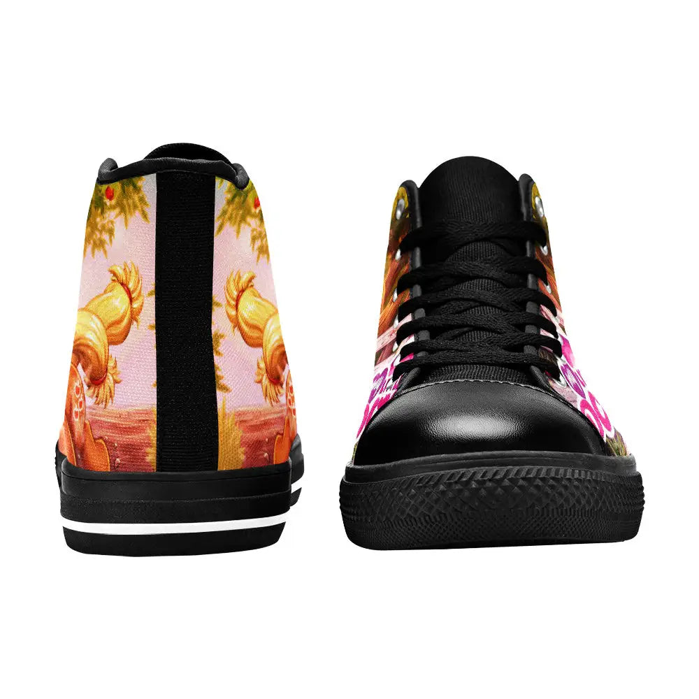 My Little Pony Friendship Is Magic Applejack Custom High Top Sneakers Shoes