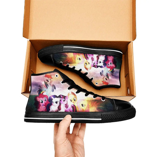 My Little Pony Friendship Is Magic Custom High Top Sneakers Shoes