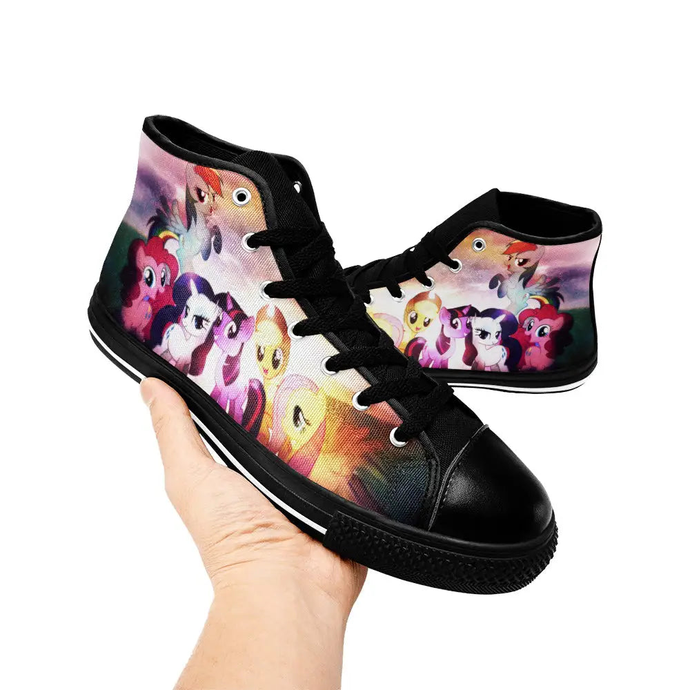 My Little Pony Friendship Is Magic Custom High Top Sneakers Shoes