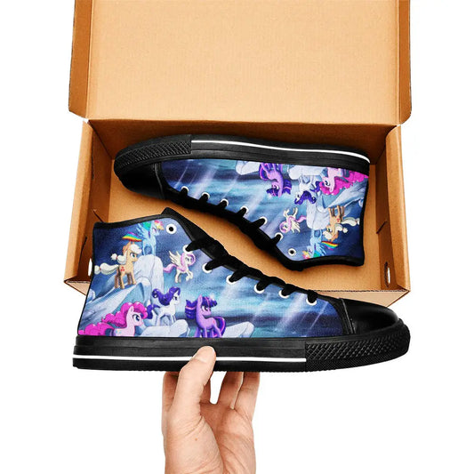 My Little Pony Friendship Is Magic Custom High Top Sneakers Shoes