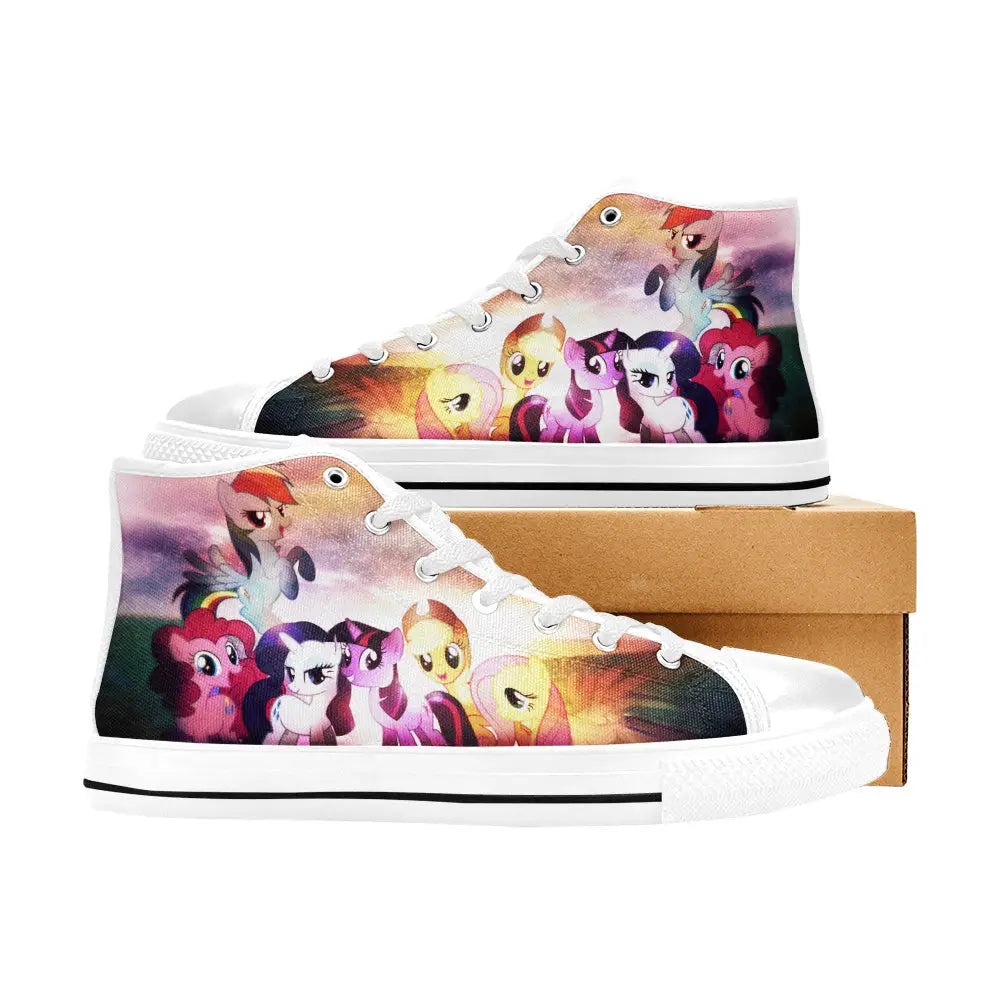 My Little Pony Friendship Is Magic Custom High Top Sneakers Shoes