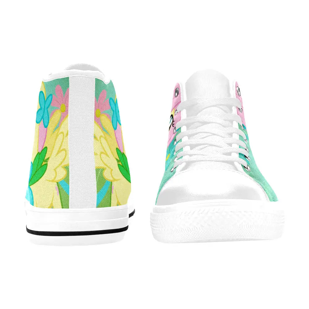 My Little Pony Friendship Is Magic Fluttershy Custom High Top Sneakers Shoes