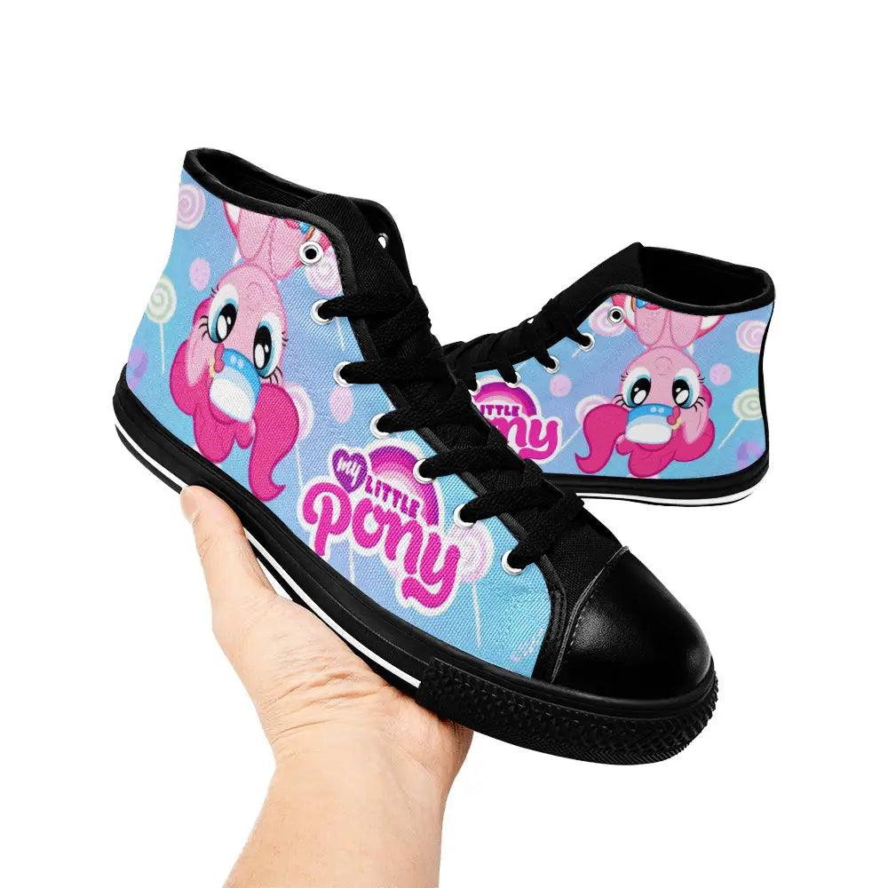 My Little Pony Friendship Is Magic Pinkie Pie Comics Custom High Top Sneakers Shoes