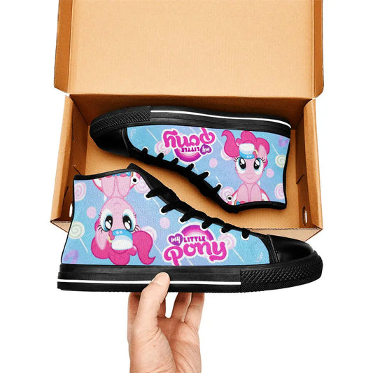 My Little Pony Friendship Is Magic Pinkie Pie Comics Custom High Top Sneakers Shoes