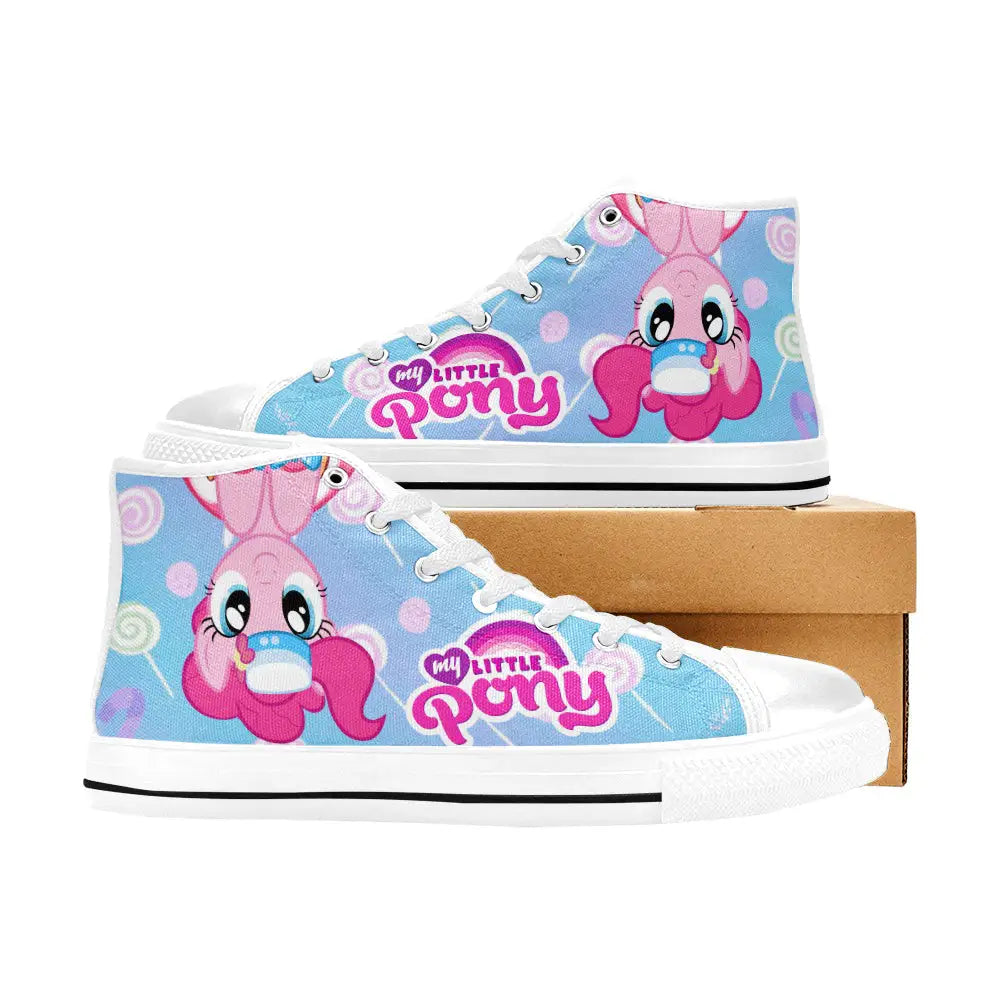 My Little Pony Friendship Is Magic Pinkie Pie Comics Custom High Top Sneakers Shoes