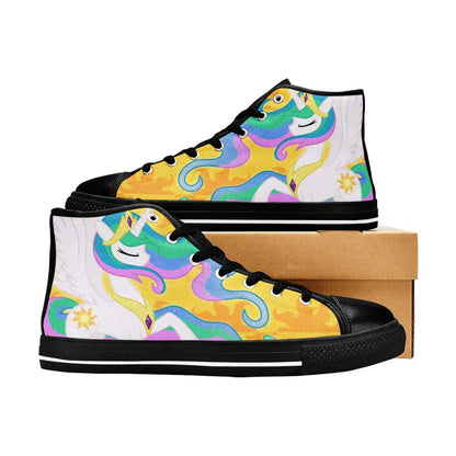 My Little Pony Friendship Is Magic Princess Celestia Custom High Top Sneakers Shoes