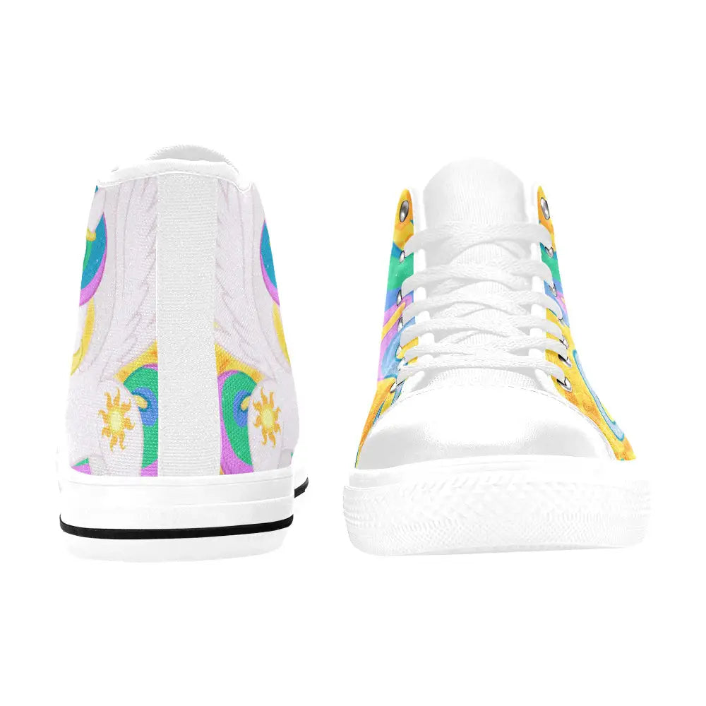 My Little Pony Friendship Is Magic Princess Celestia Custom High Top Sneakers Shoes