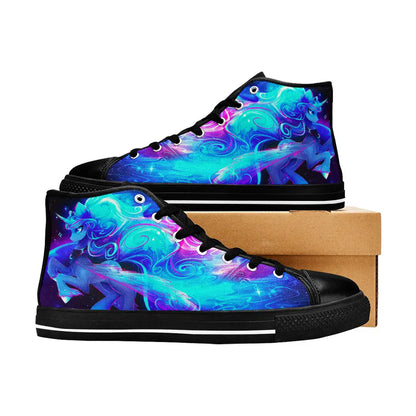 My Little Pony Friendship Is Magic Princess Luna Comics Custom High Top Sneakers Shoes