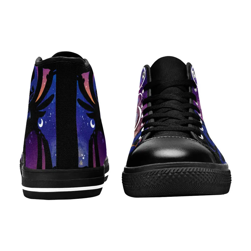 My Little Pony Friendship Is Magic Princess Luna Comics Custom High Top Sneakers Shoes