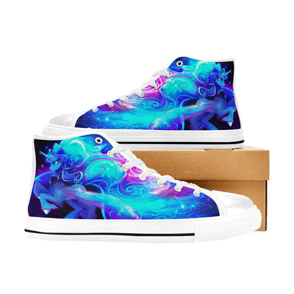 My Little Pony Friendship Is Magic Princess Luna Comics Custom High Top Sneakers Shoes