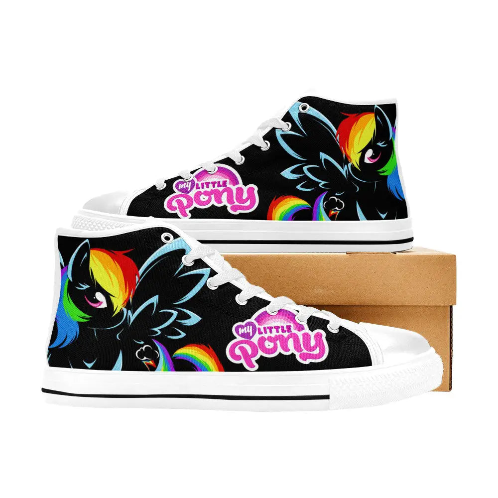 My Little Pony Friendship Is Magic Rainbow Dash Custom High Top Sneakers Shoes