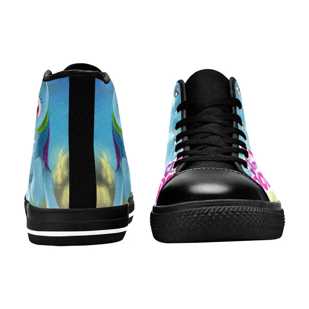 My Little Pony Friendship Is Magic Rainbow Dash Custom High Top Sneakers Shoes