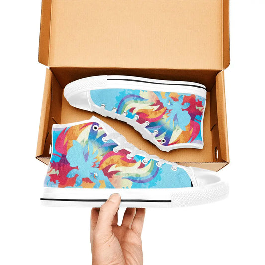 My Little Pony Friendship Is Magic Rainbow Dash Custom High Top Sneakers Shoes