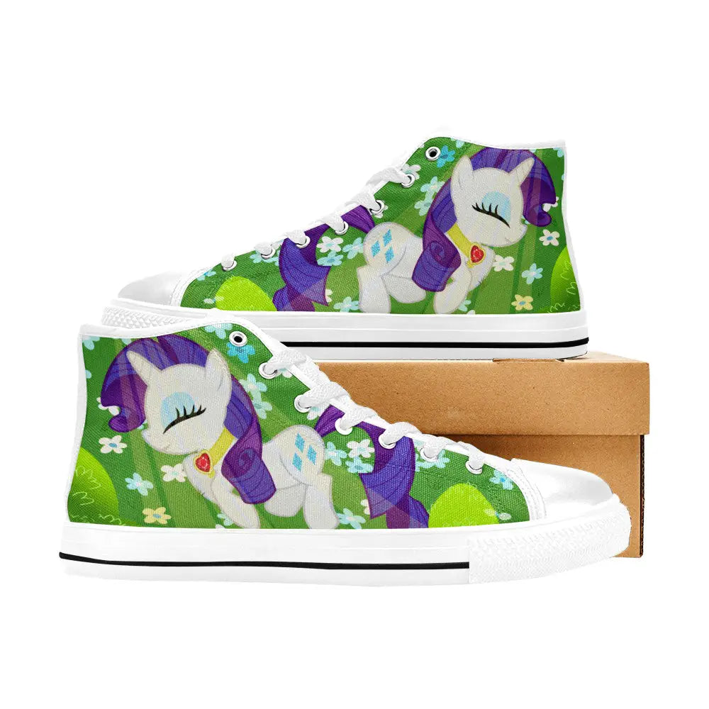 My Little Pony Friendship Is Magic Rarity Custom High Top Sneakers Shoes