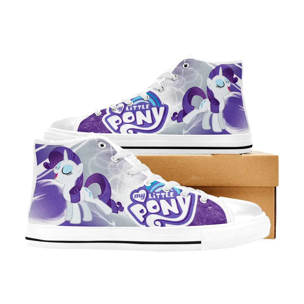 My Little Pony Friendship Is Magic Rarity Custom High Top Sneakers Shoes