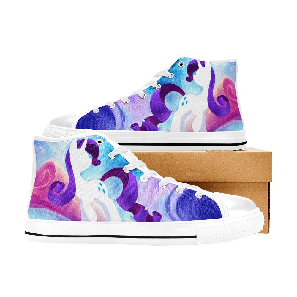 My Little Pony Friendship Is Magic Rarity Custom High Top Sneakers Shoes