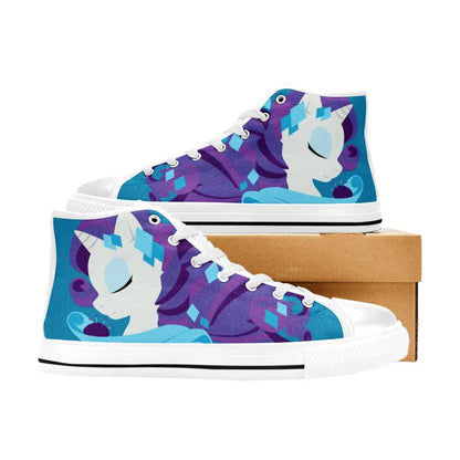 My Little Pony Friendship Is Magic Rarity Custom High Top Sneakers Shoes