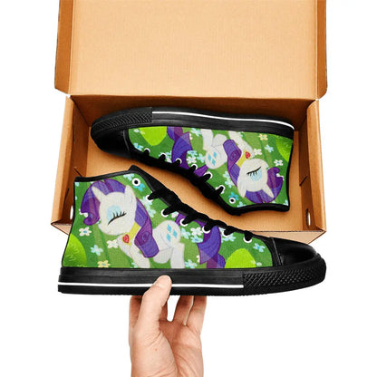 My Little Pony Friendship Is Magic Rarity Custom High Top Sneakers Shoes