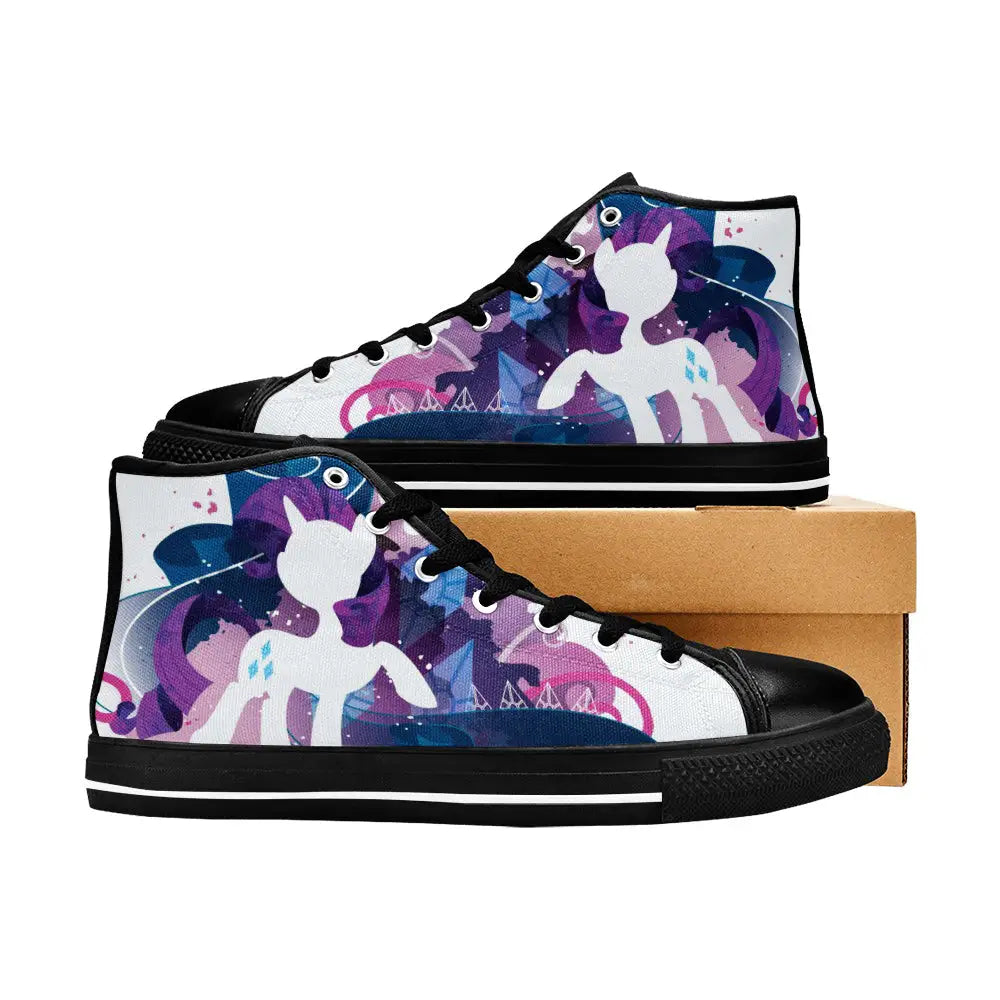 My Little Pony Friendship Is Magic Rarity Custom High Top Sneakers Shoes