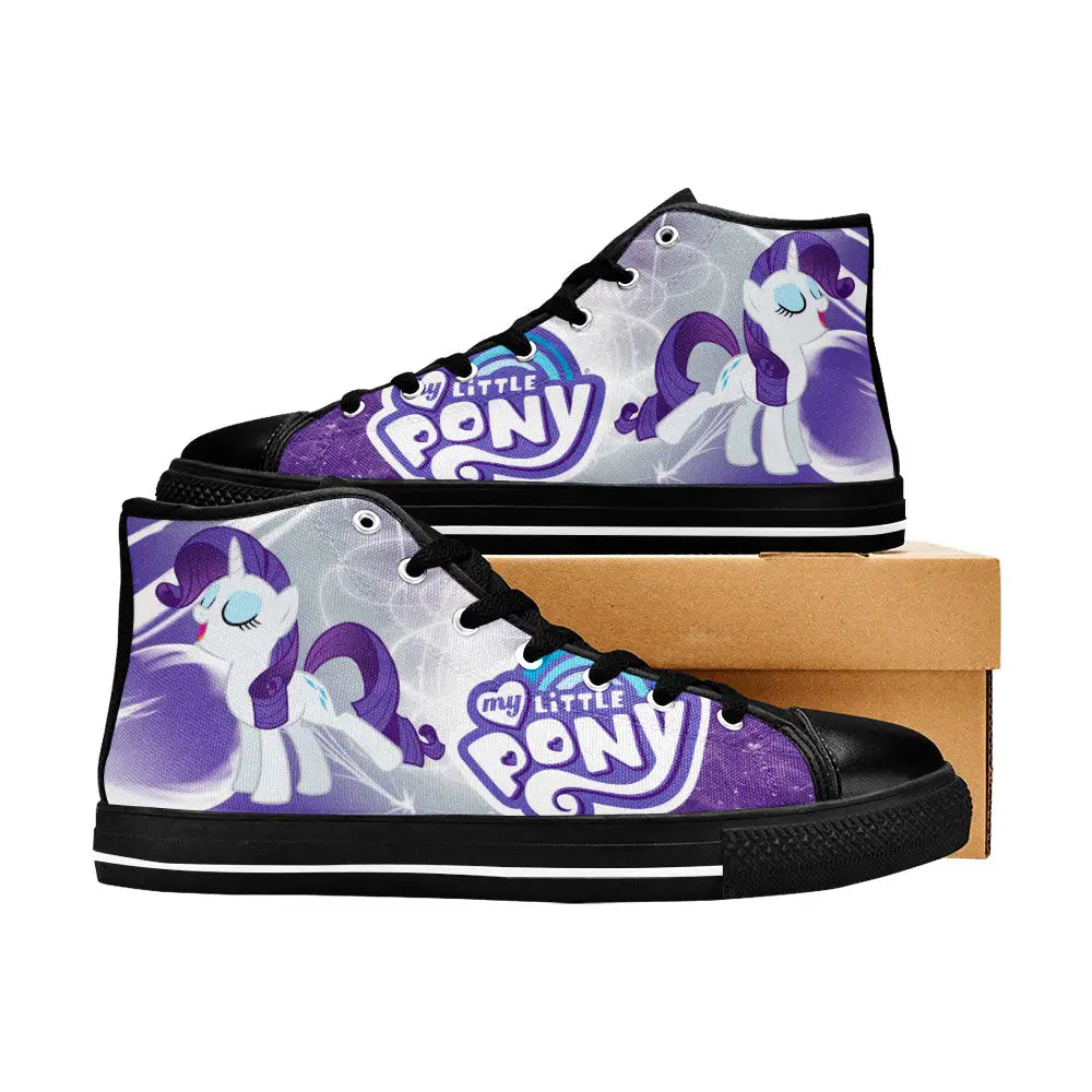 My Little Pony Friendship Is Magic Rarity Custom High Top Sneakers Shoes