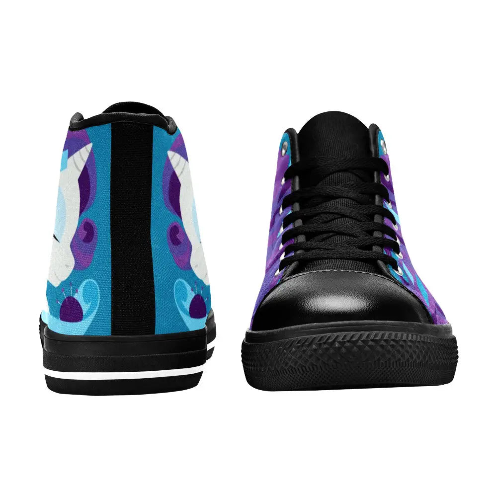 My Little Pony Friendship Is Magic Rarity Custom High Top Sneakers Shoes