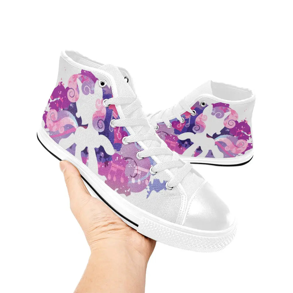 My Little Pony Friendship Is Magic Rarity Custom High Top Sneakers Shoes