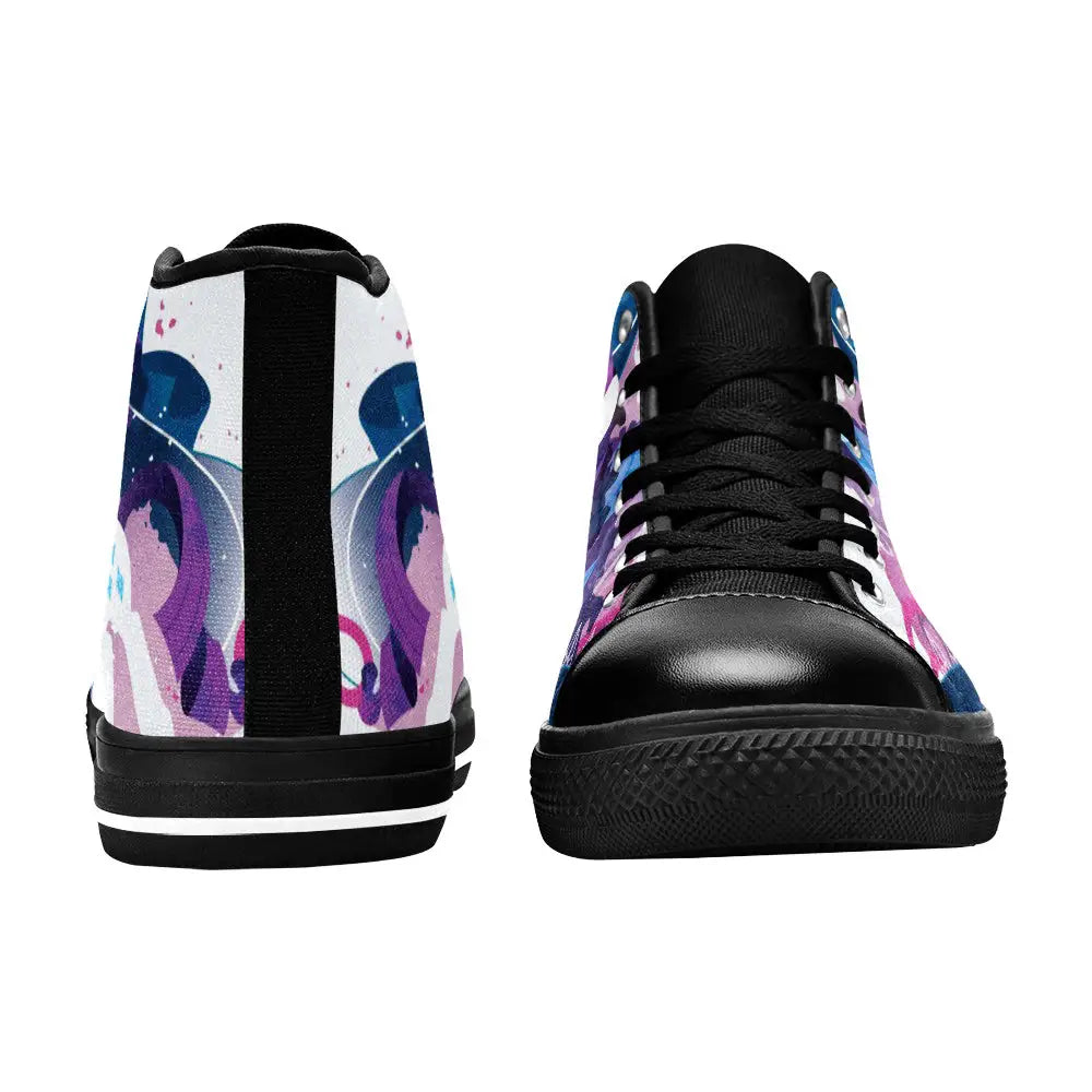 My Little Pony Friendship Is Magic Rarity Custom High Top Sneakers Shoes