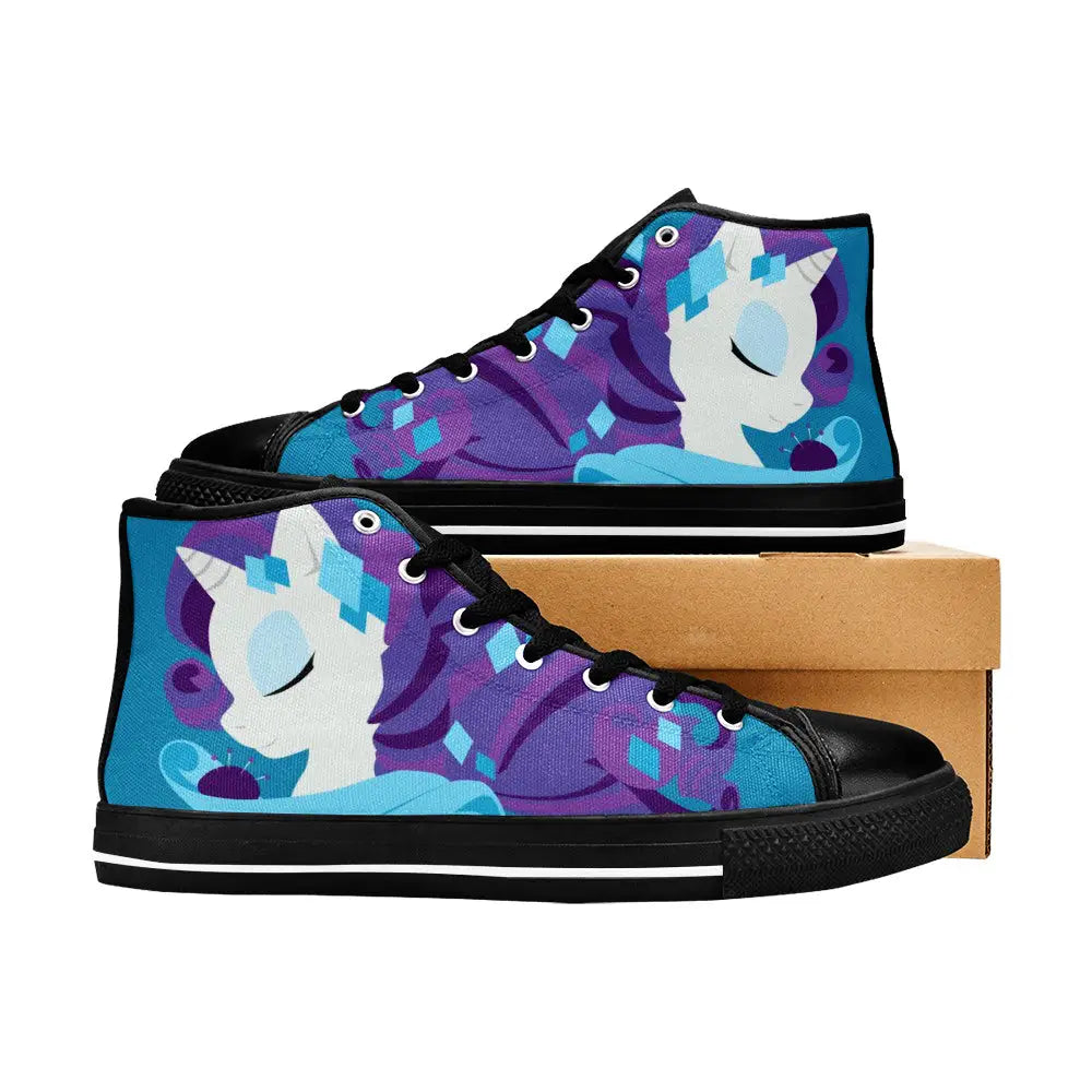 My Little Pony Friendship Is Magic Rarity Custom High Top Sneakers Shoes