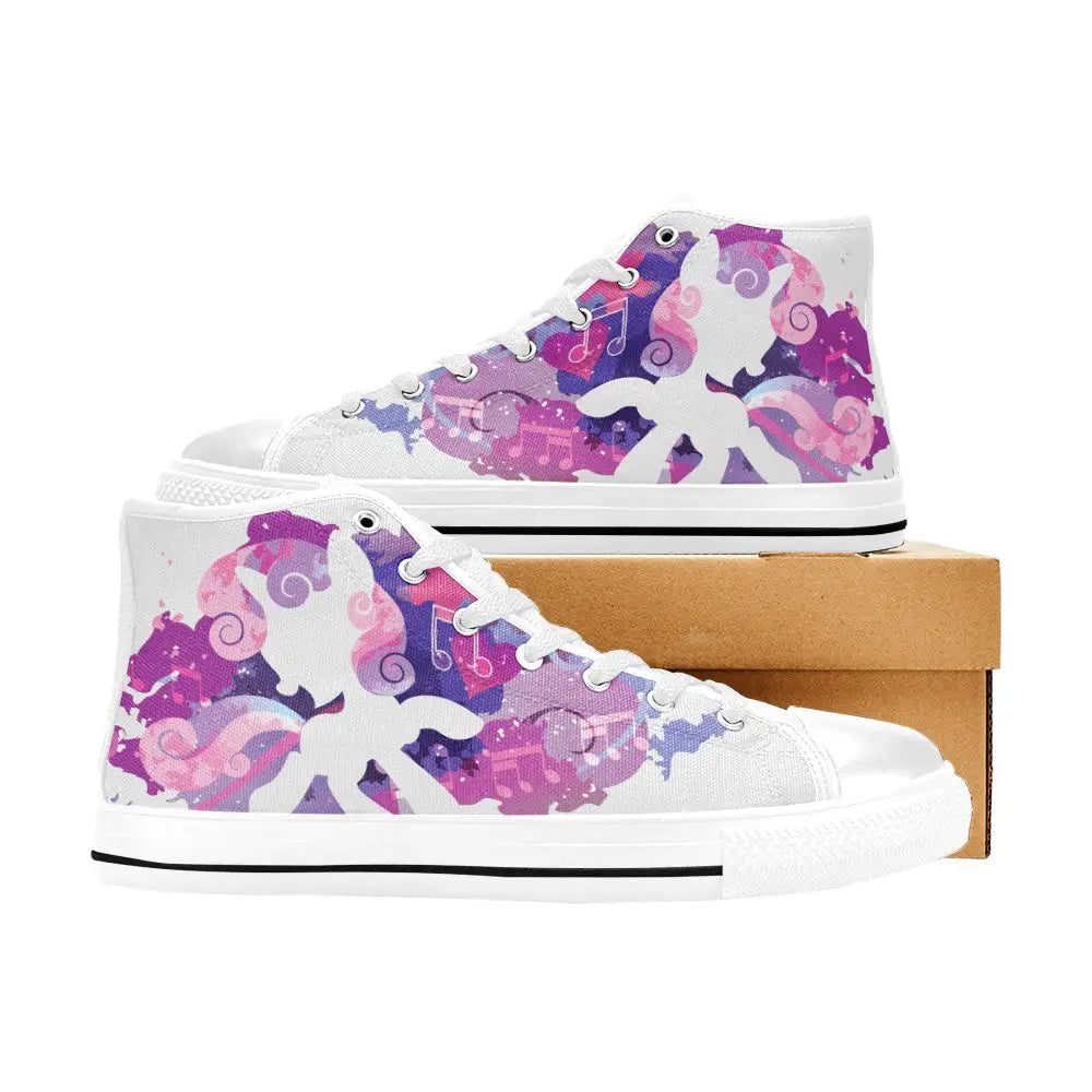 My Little Pony Friendship Is Magic Rarity Custom High Top Sneakers Shoes