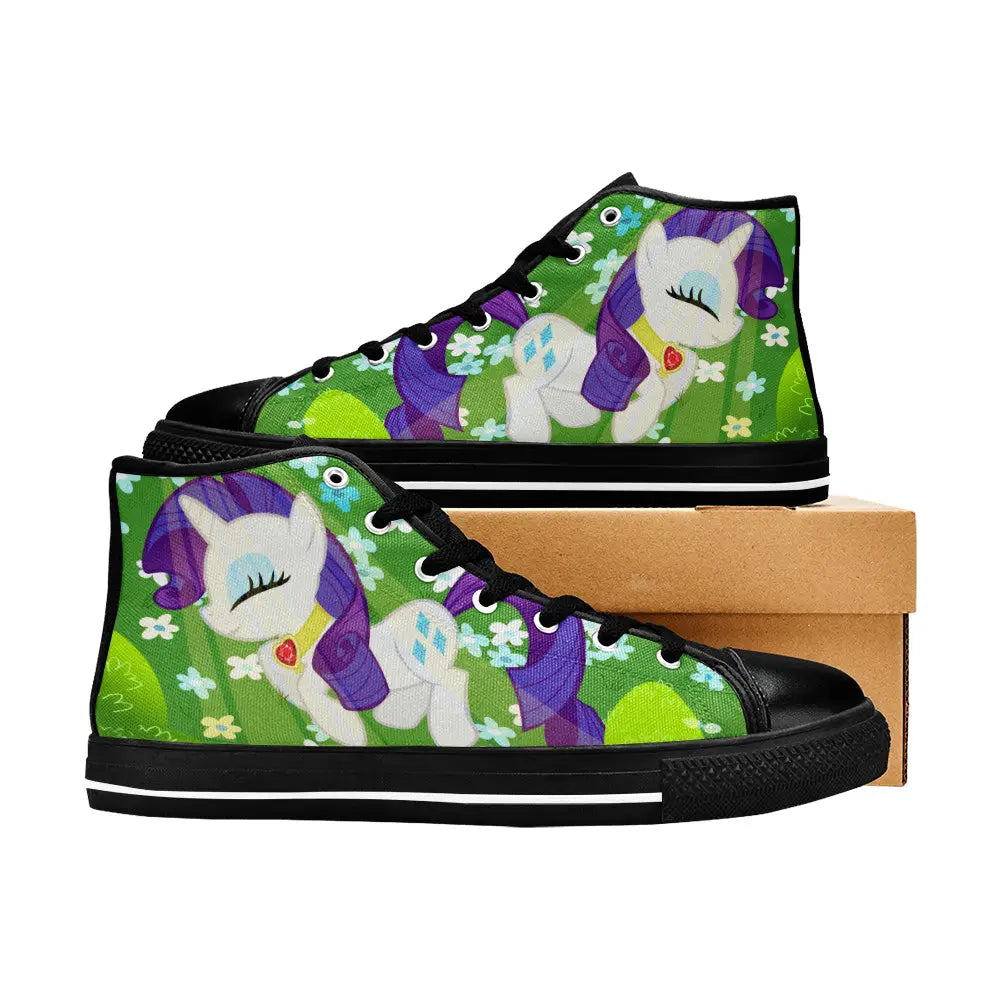 My Little Pony Friendship Is Magic Rarity Custom High Top Sneakers Shoes