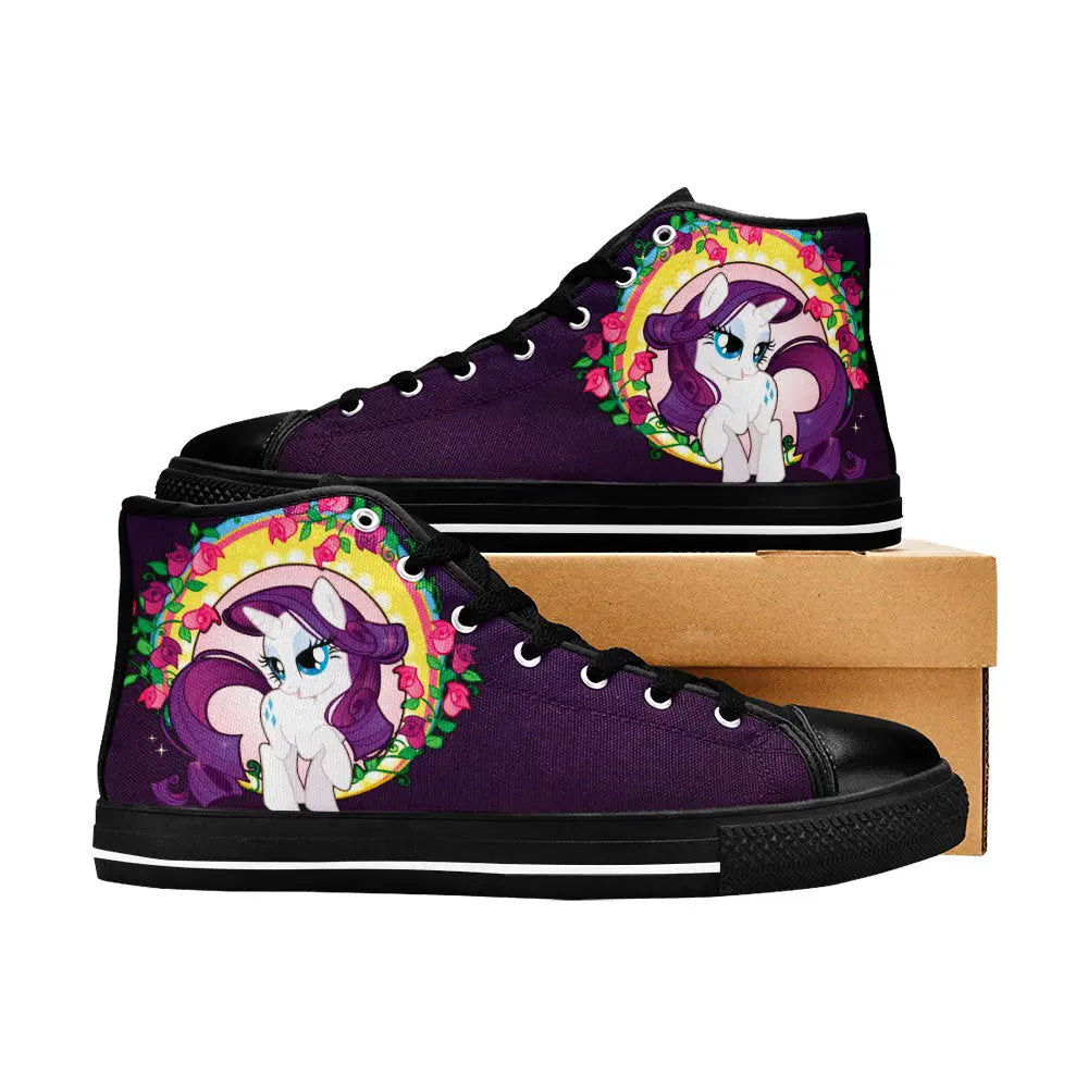 My Little Pony Friendship Is Magic Rarity Custom High Top Sneakers Shoes