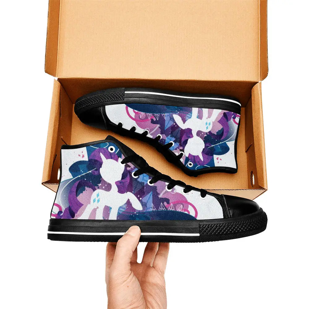 My Little Pony Friendship Is Magic Rarity Custom High Top Sneakers Shoes