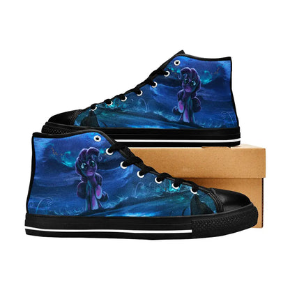 My Little Pony Friendship Is Magic Starry Night Custom High Top Sneakers Shoes