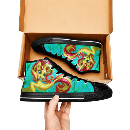 My Little Pony Friendship Is Magic Sunset Shimmer Custom High Top Sneakers Shoes