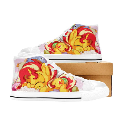 My Little Pony Friendship Is Magic Sunset Shimmer Custom High Top Sneakers Shoes