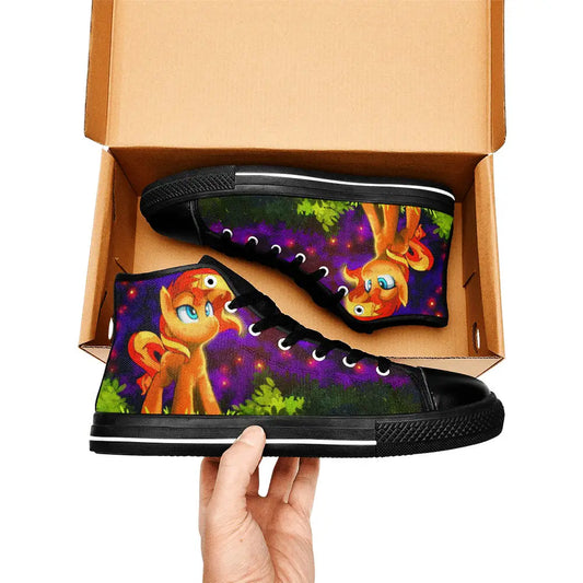 My Little Pony Friendship Is Magic Sunset Shimmer Custom High Top Sneakers Shoes