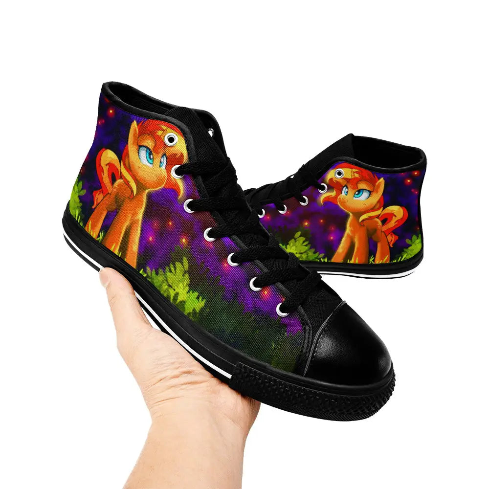 My Little Pony Friendship Is Magic Sunset Shimmer Custom High Top Sneakers Shoes