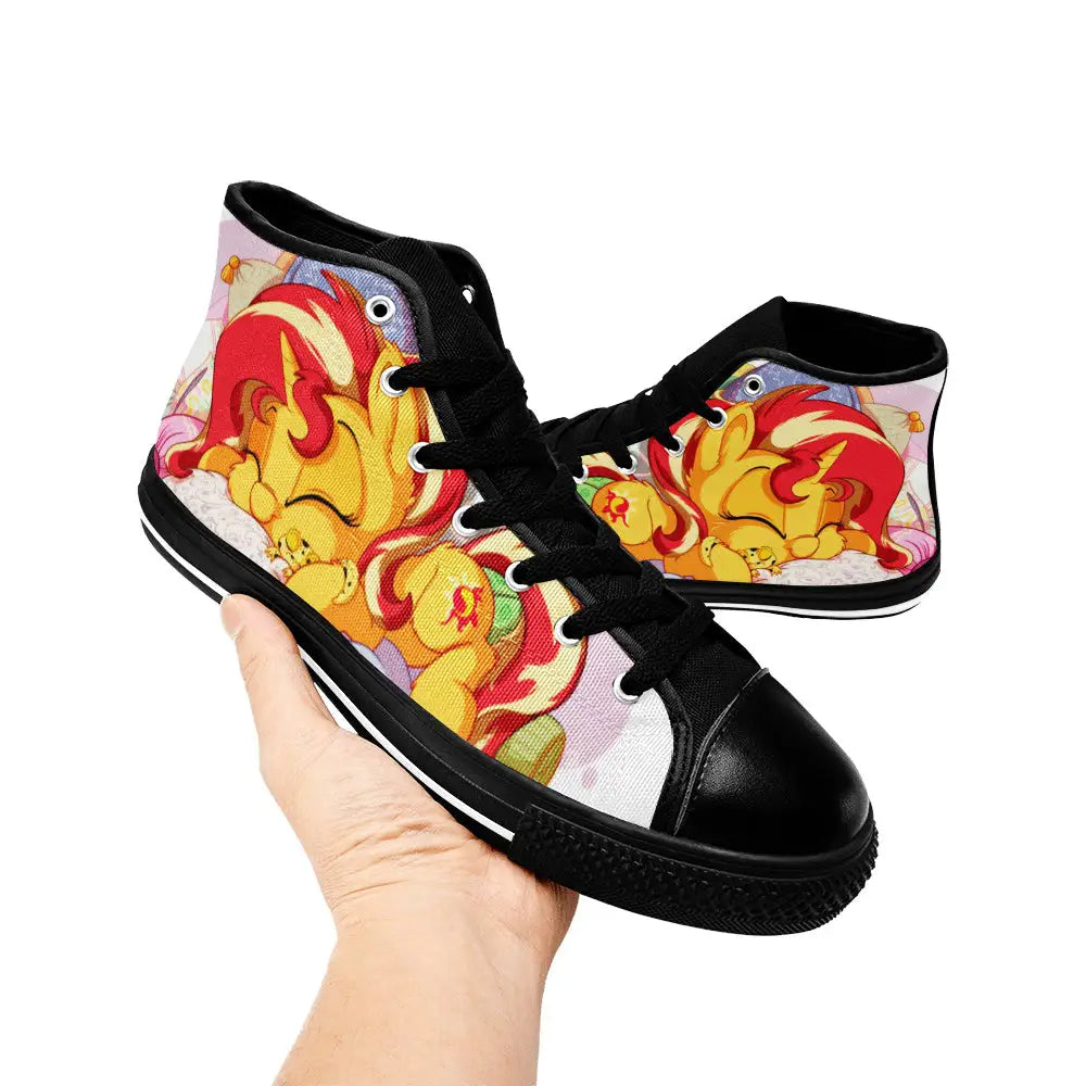 My Little Pony Friendship Is Magic Sunset Shimmer Custom High Top Sneakers Shoes