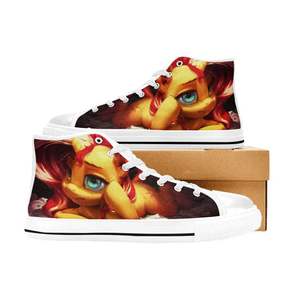 My Little Pony Friendship Is Magic Sunset Shimmer Custom High Top Sneakers Shoes