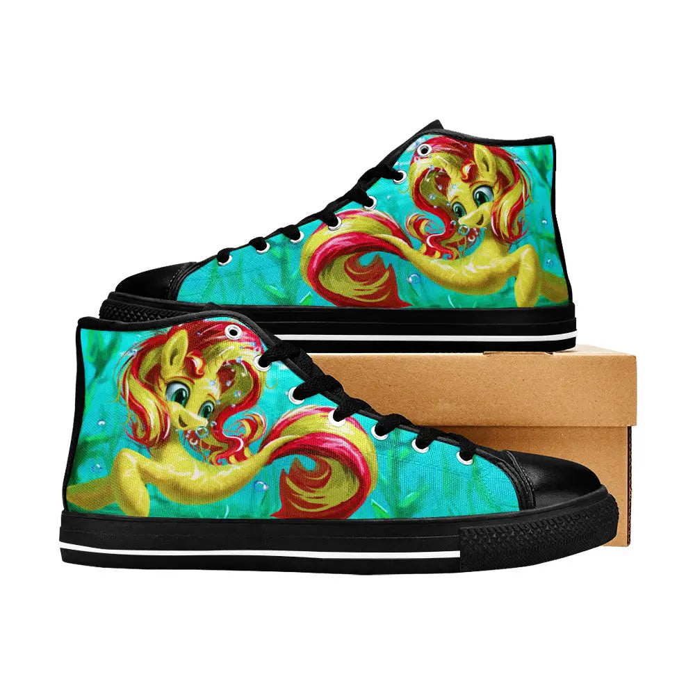 My Little Pony Friendship Is Magic Sunset Shimmer Custom High Top Sneakers Shoes