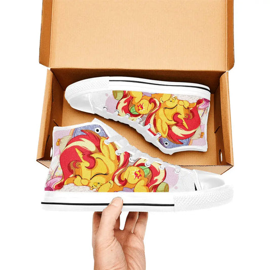 My Little Pony Friendship Is Magic Sunset Shimmer Custom High Top Sneakers Shoes