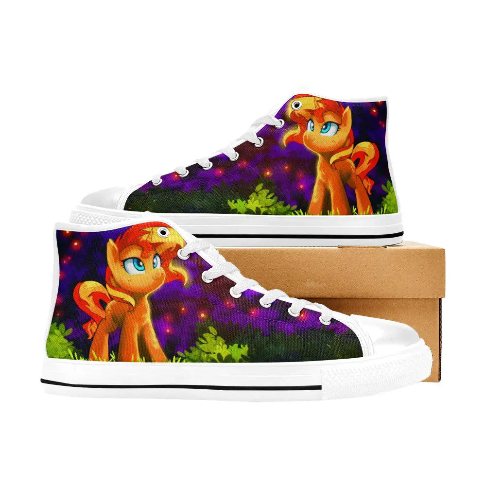 My Little Pony Friendship Is Magic Sunset Shimmer Custom High Top Sneakers Shoes