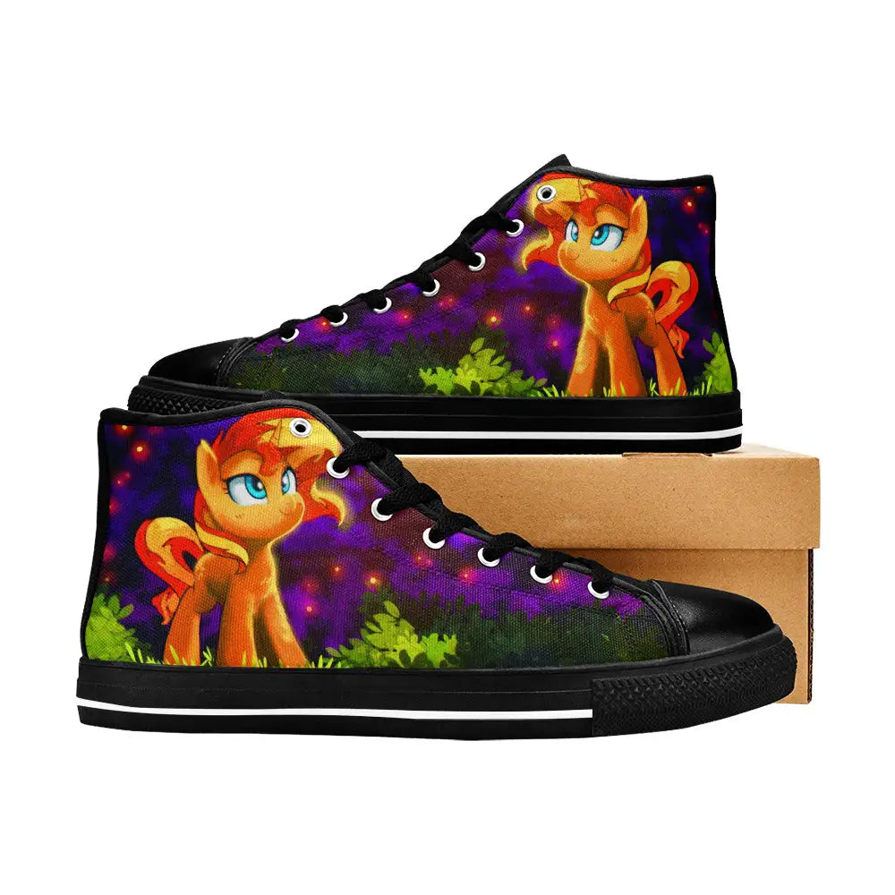 My Little Pony Friendship Is Magic Sunset Shimmer Custom High Top Sneakers Shoes