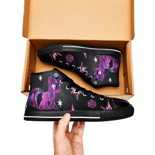 My Little Pony Friendship Is Magic Twilight Sparkle Custom High Top Sneakers Shoes