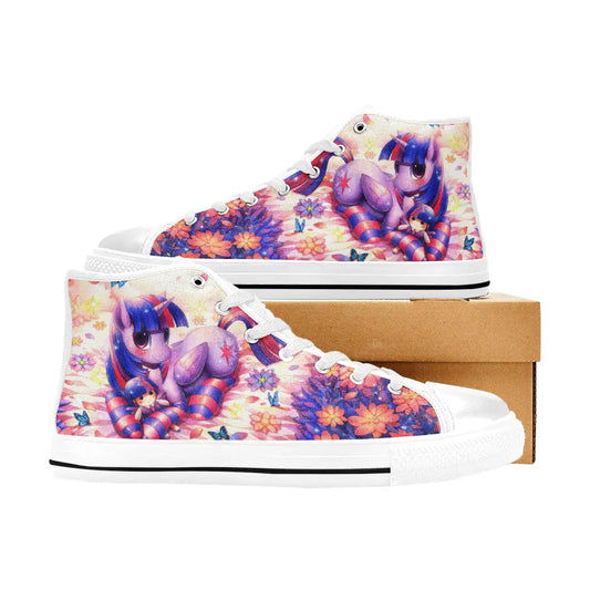 My Little Pony Friendship Is Magic Twilight Sparkle Custom High Top Sneakers Shoes