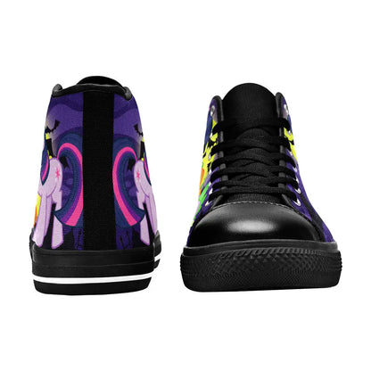 My Little Pony Friendship Is Magic Twilight Sparkle Custom High Top Sneakers Shoes