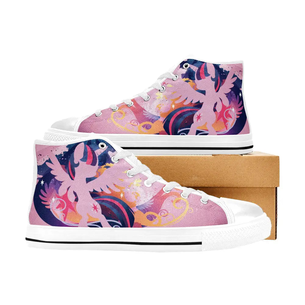 My Little Pony Friendship Is Magic Twilight Sparkle Custom High Top Sneakers Shoes